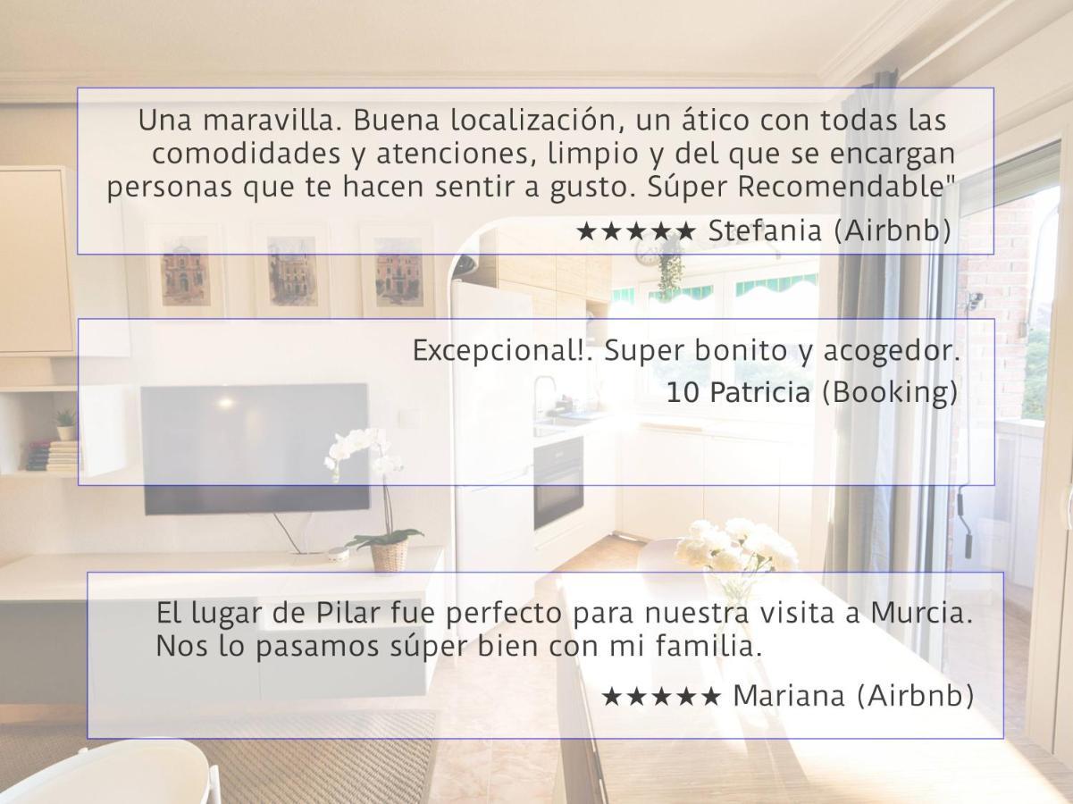 Appartamento Ático Azalea - Corazón del Carmen, doble balcon, wifi Murcia Esterno foto